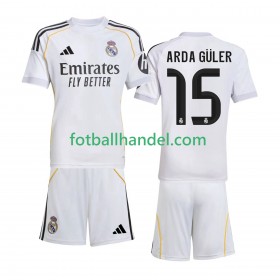 Barn Fotballdrakter Real Madrid Arda Guler 15 Hjemme 2025-26 Kortermet